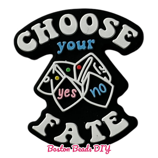 Choose your fate yes or no Focal Beads (Sold per set of 5)