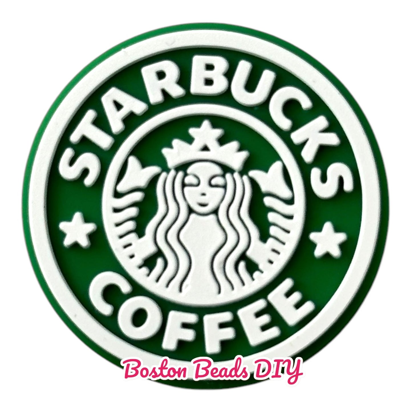 Drink Starbucks Green Focal Beads (Sold per set of 5)