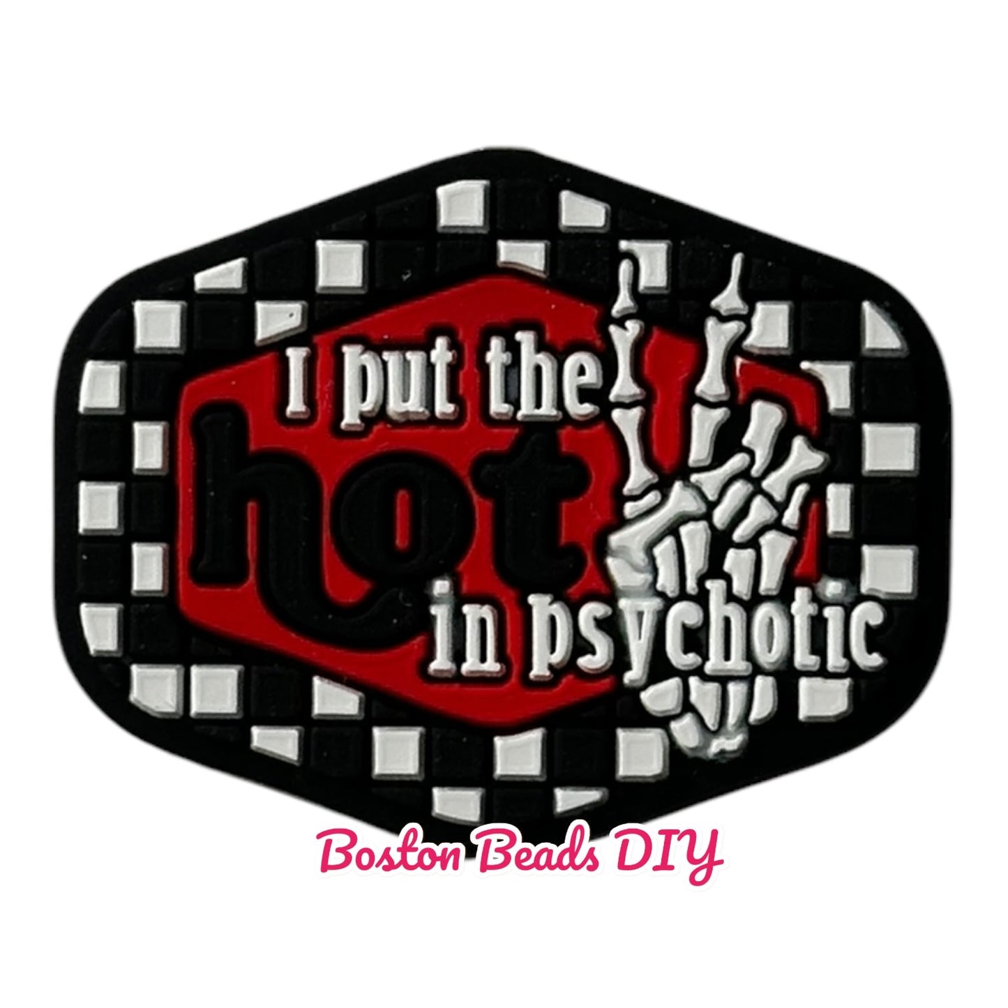 I put the hot in psychotic Focal Beads (Sold per set of 5)