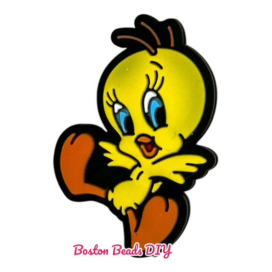 Tweety Bird Focal Beads (Sold per set of 5)