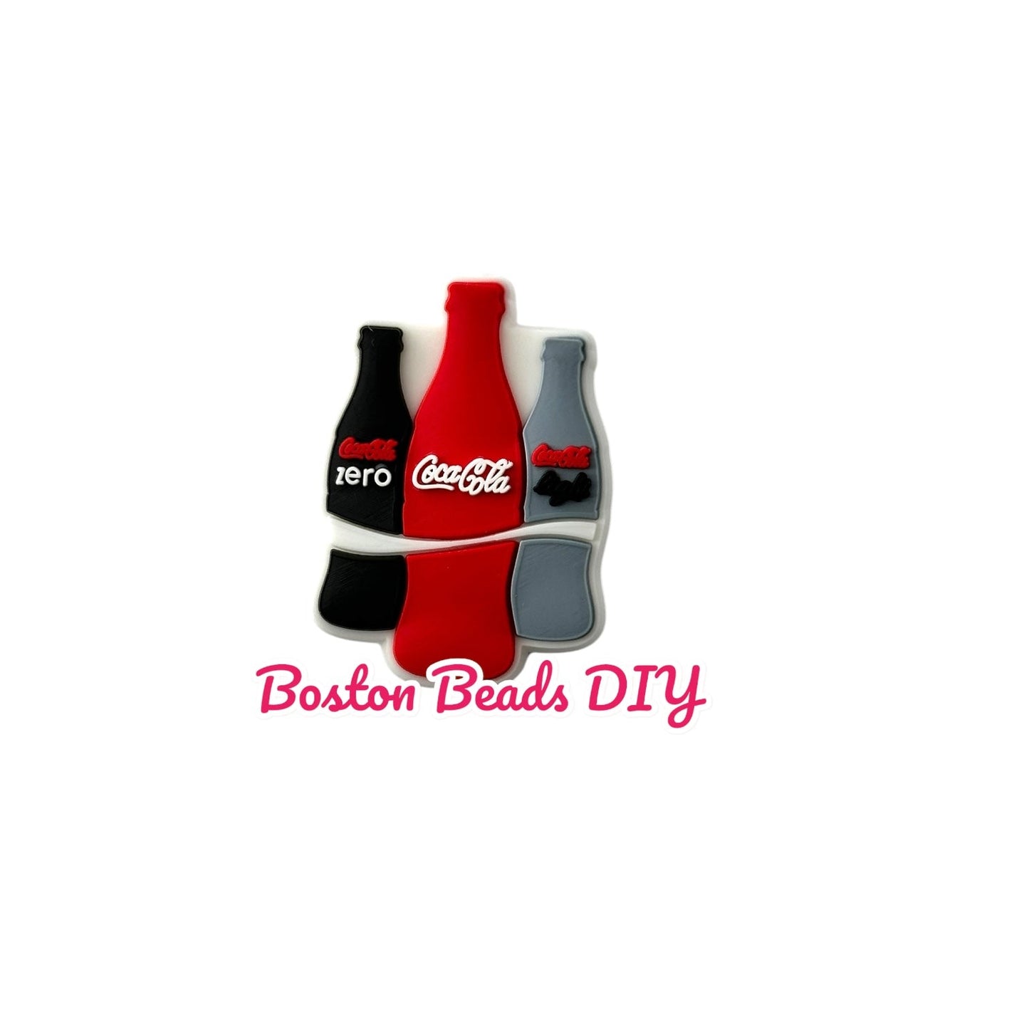 Drink Coke Regular, Diet, Zero Focal Beads (Sold per set of 5)