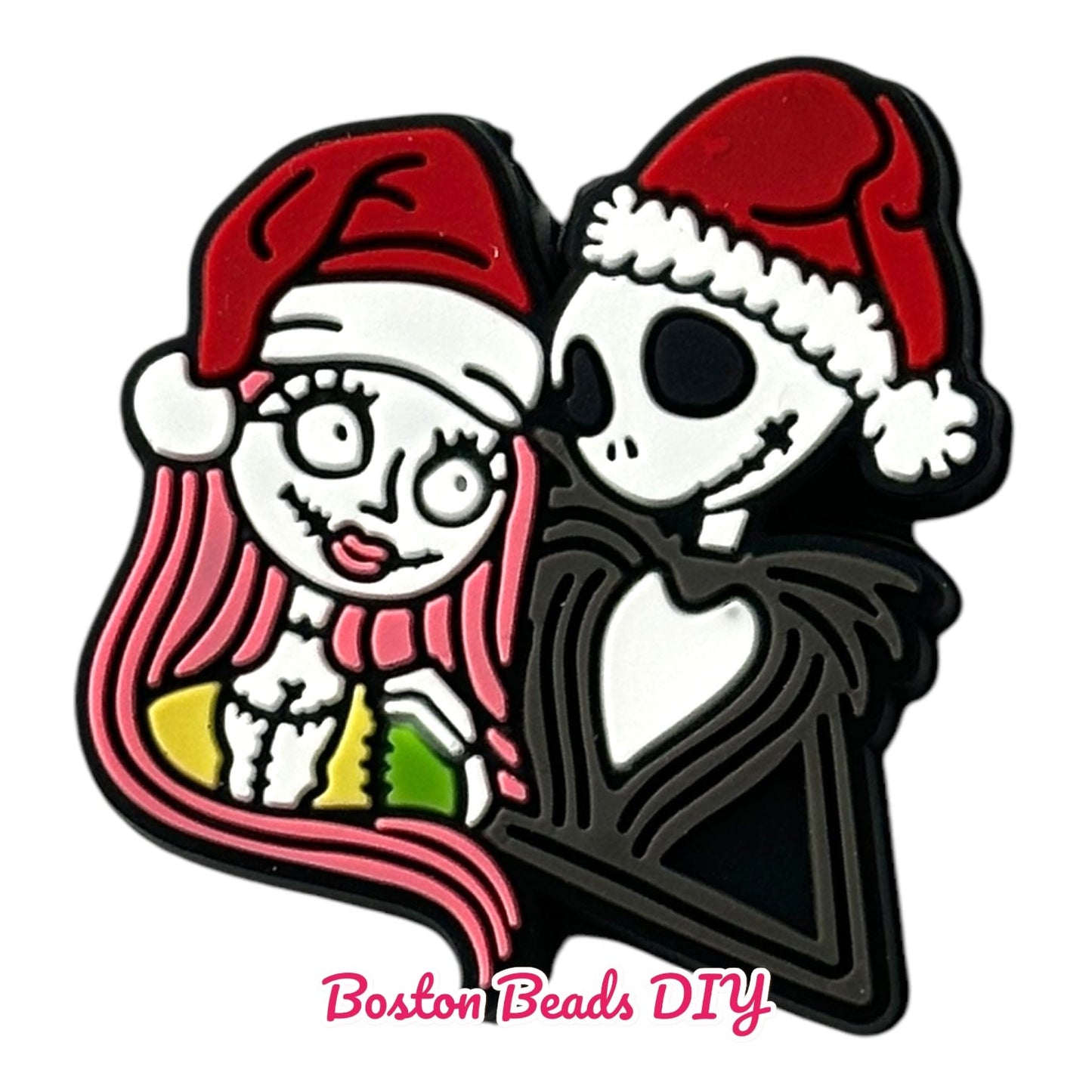 Christmas Jack and Sally Focal Beads (Sold per set of 5)