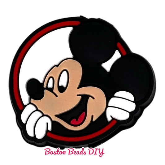 Mickey Mouse Focal Beads (Sold per set of 5)