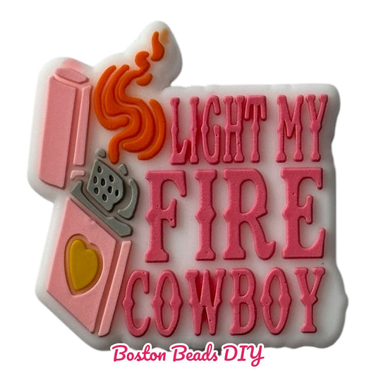 Light My Fire Cowboy Focal Beads (Sold per set of 5)