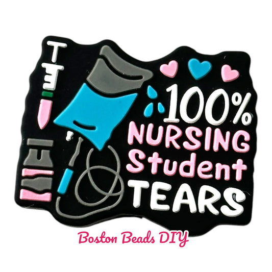 Health Nurse 100% Nursing Student Tears Focal Beads (Sold per set of 5)