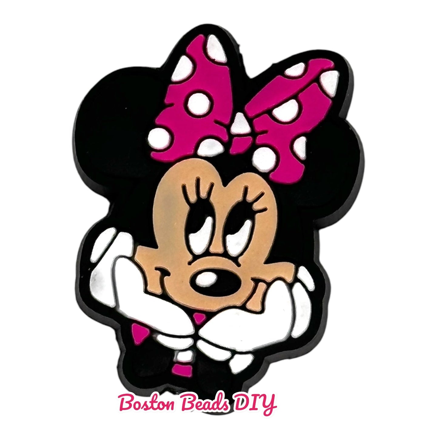 Minnie Mouse Focal Beads (Sold per set of 5)