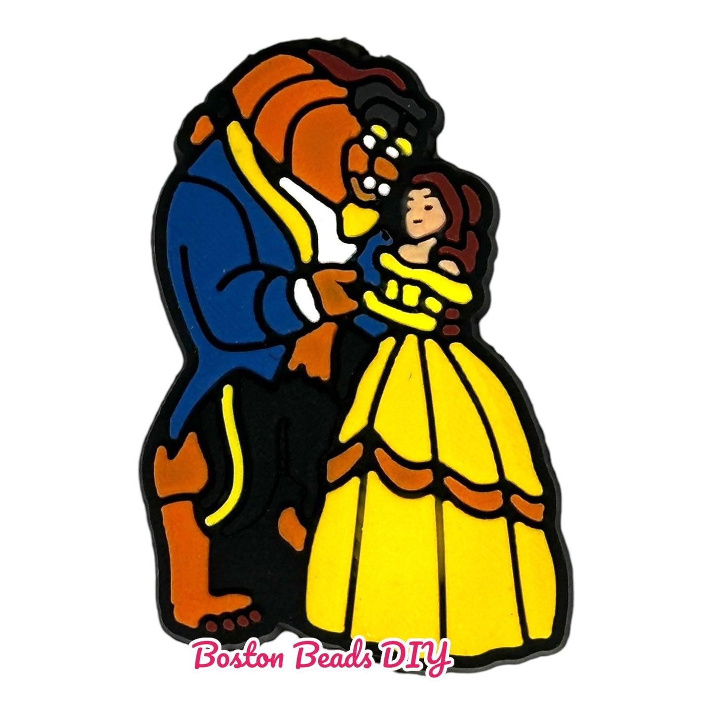 Princess Beauty and the Beast Focal Beads (Sold per set of 5)