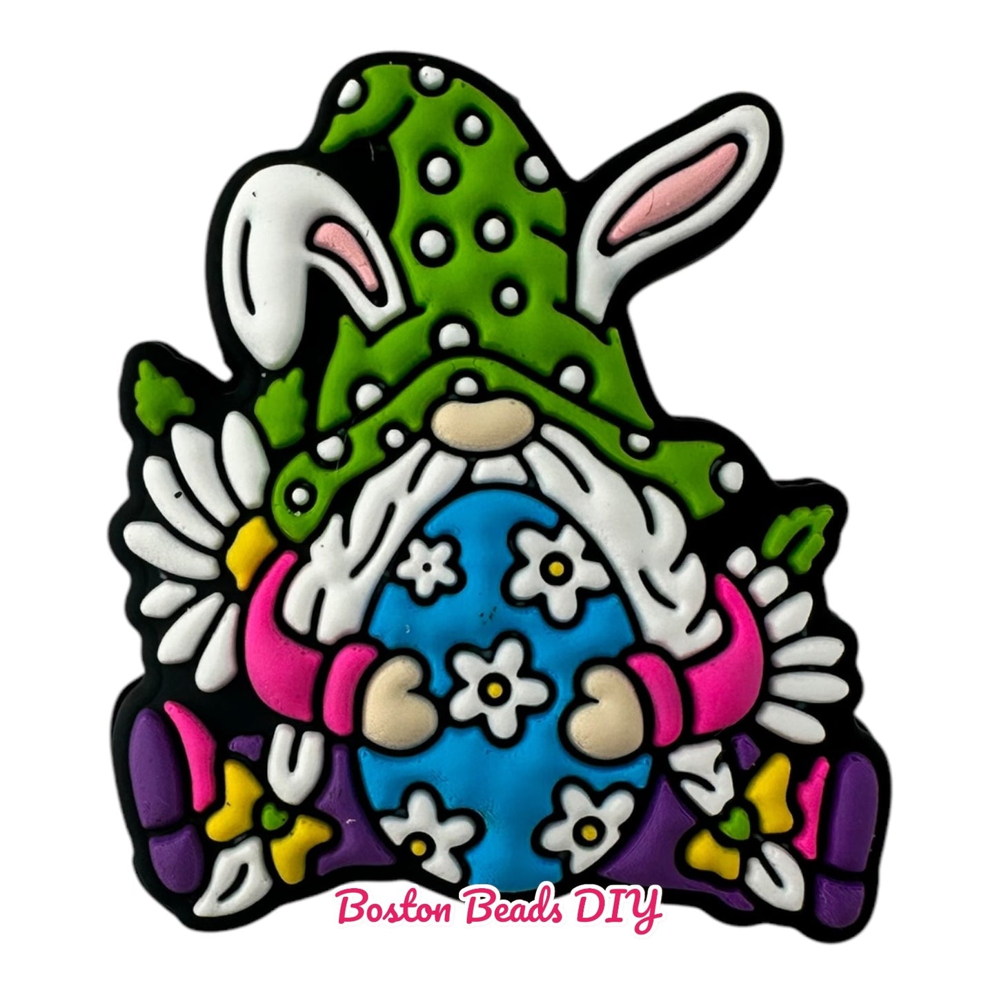 Easter Gnome Egg Focal Beads (Sold per set of 5)