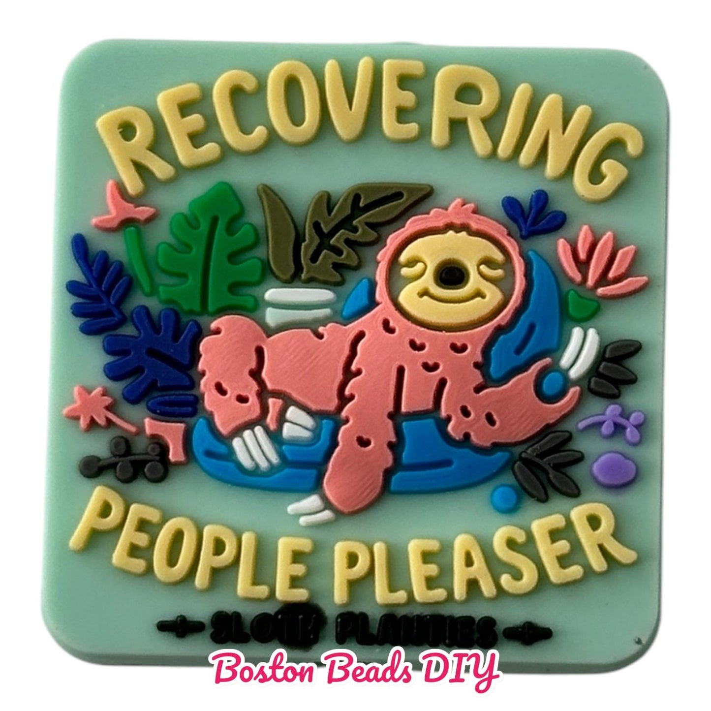 Recovering People Pleaser Focal Beads (Sold per set of 5)