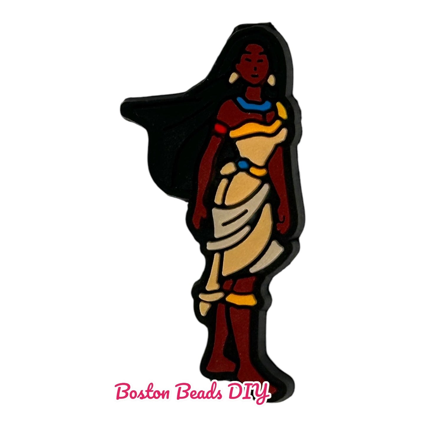 Princess Pocahontas Focal Beads (Sold per set of 5)