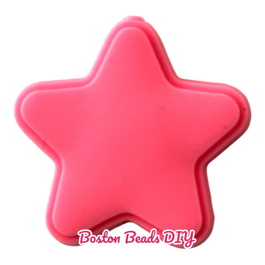 Star Pink Focal Beads (Sold per set of 5)