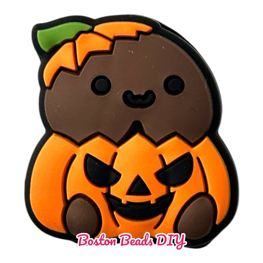 Halloween Richard Pumpkin Costume Focal Beads (Sold per set of 5)