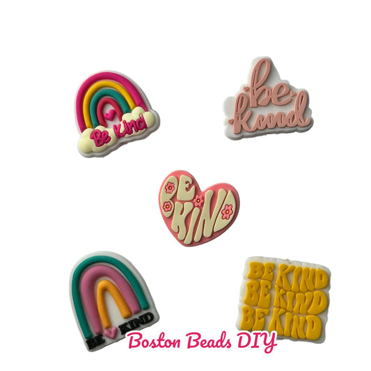 Be Kind Mix Focal Beads (Sold per set of 5)