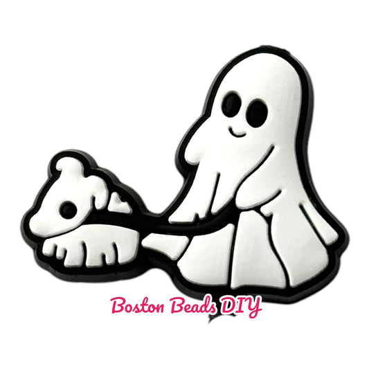 Halloween Ghost and Dog Focal Beads (Sold per set of 5)