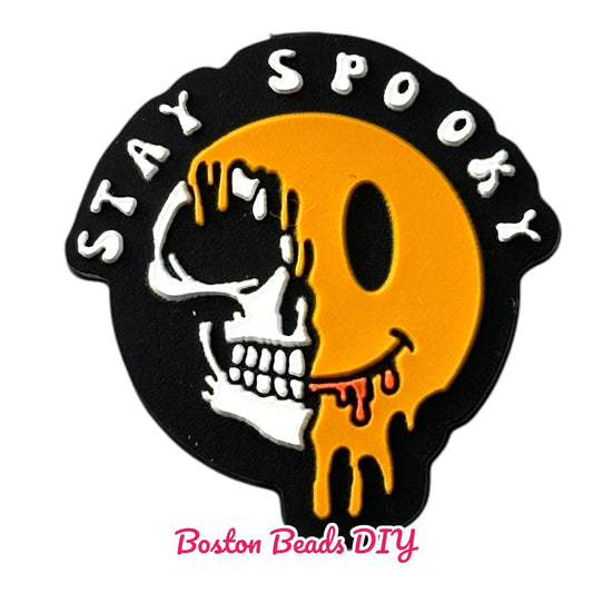 Halloween Stay Spooky Focal Beads (Sold per set of 5)