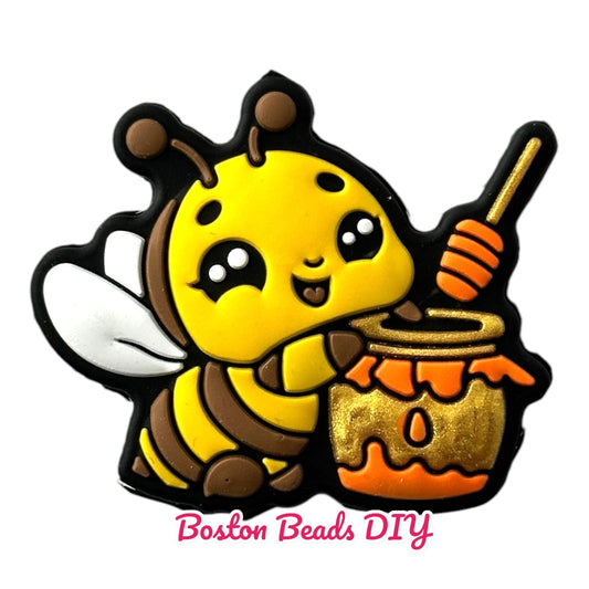 Honey Bee Focal Beads (Sold per set of 5)