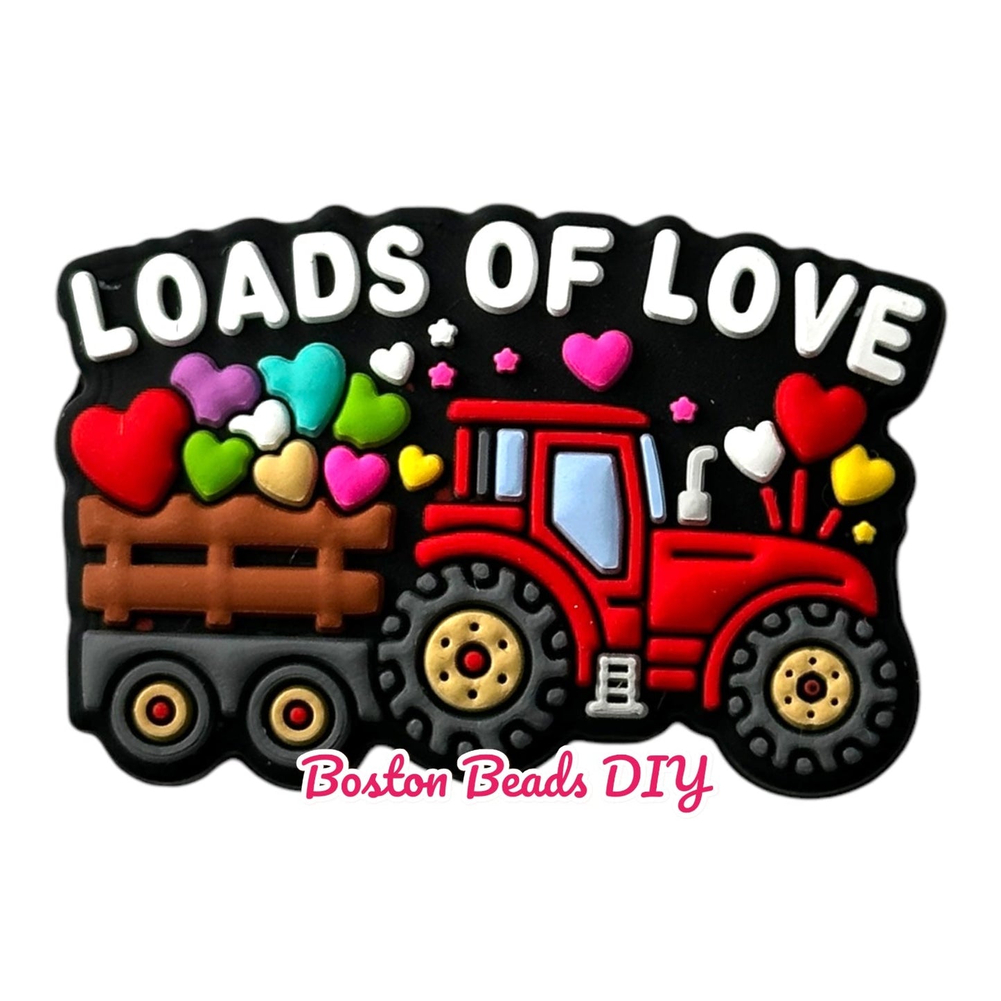 Valentines Loads of Love Focal Beads (Sold per set of 5)