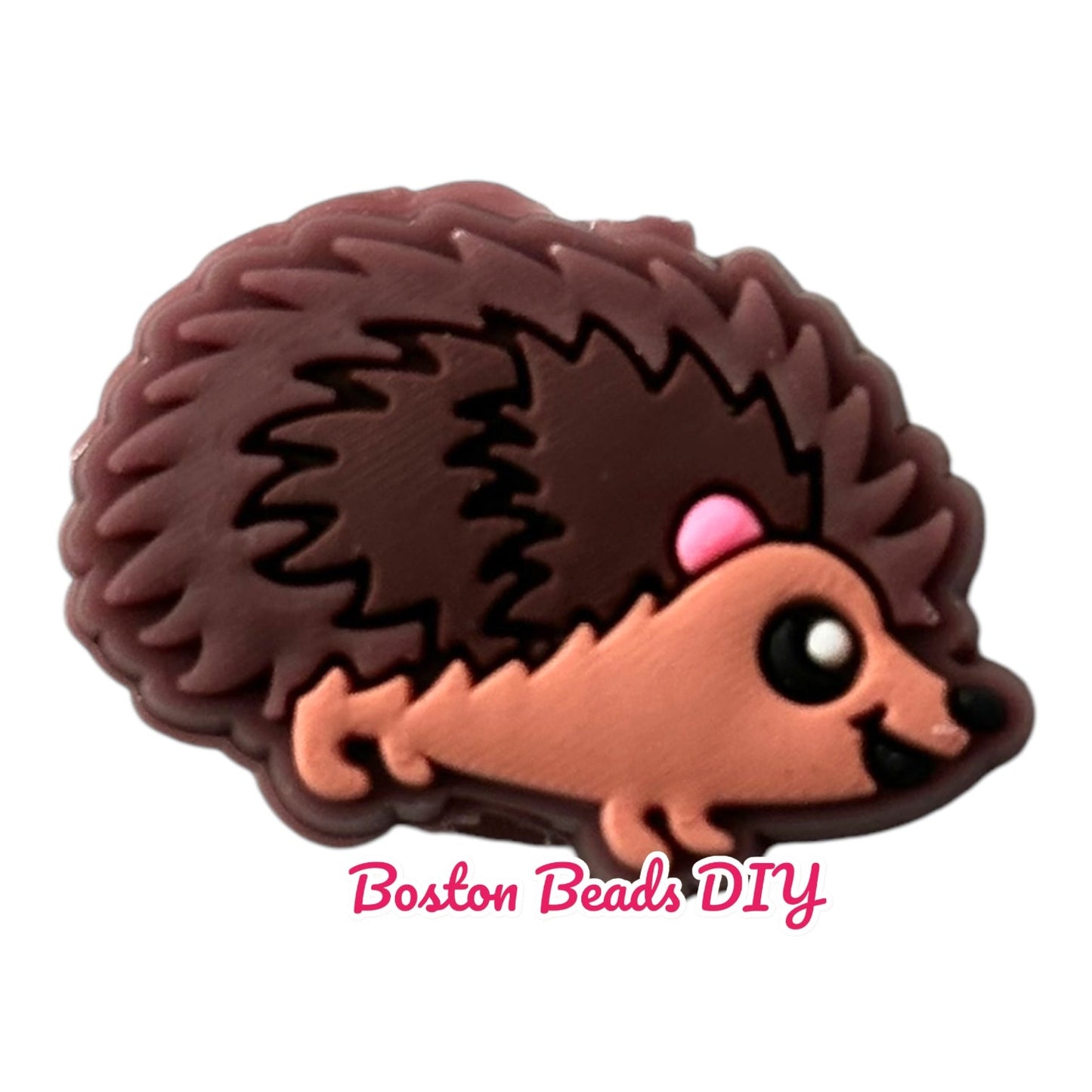 Hedgehog Brown Focal Beads (Sold per set of 5)