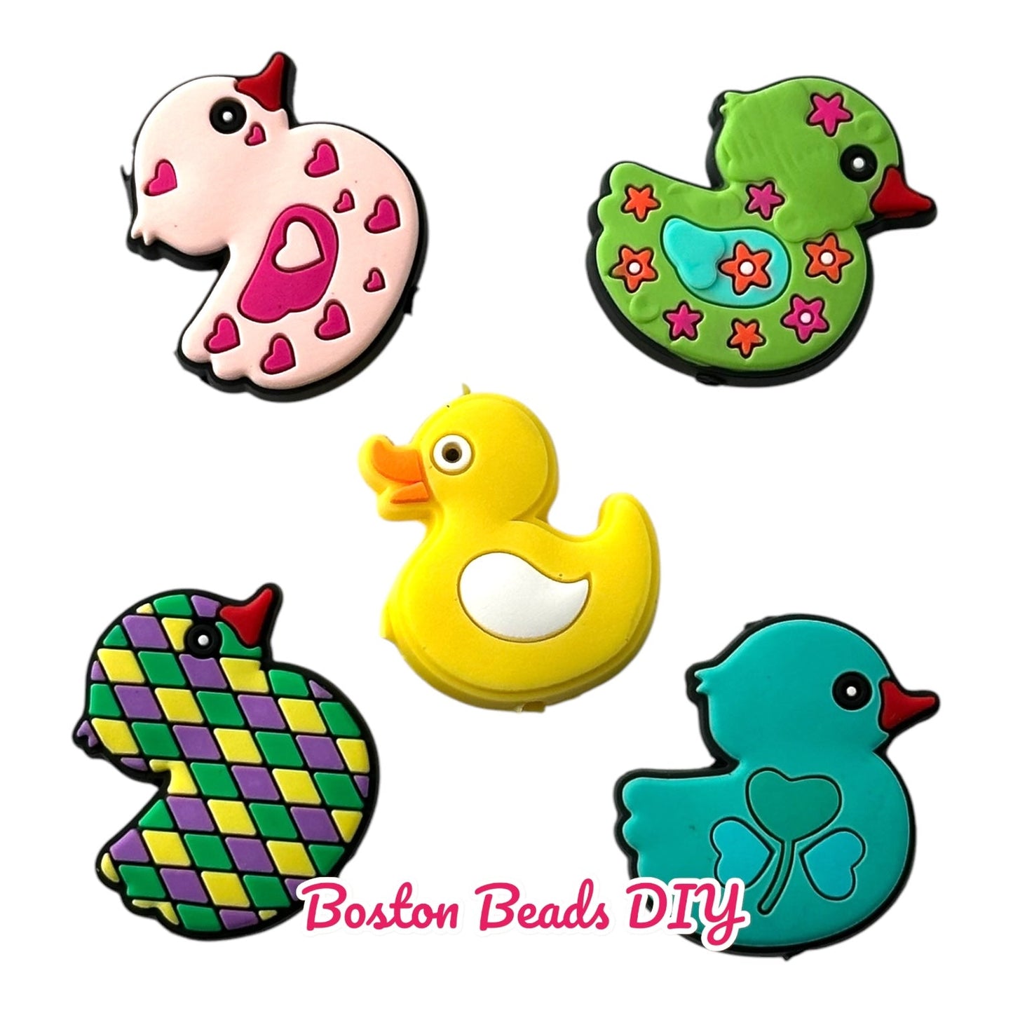 Duck Mix b Focal Beads (Sold per set of 5)