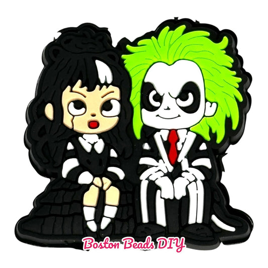 [Scary] Beetlejuice and Lydia Focal Beads (Sold per set of 5)