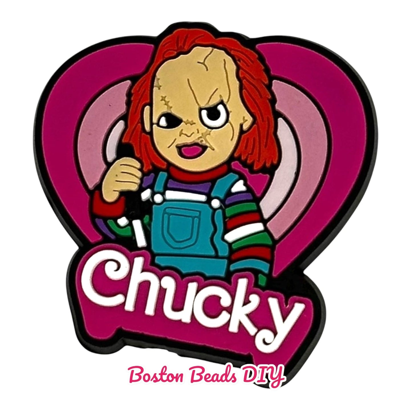 [Scary] Chucky Heart Focal Beads (Sold per set of 5)